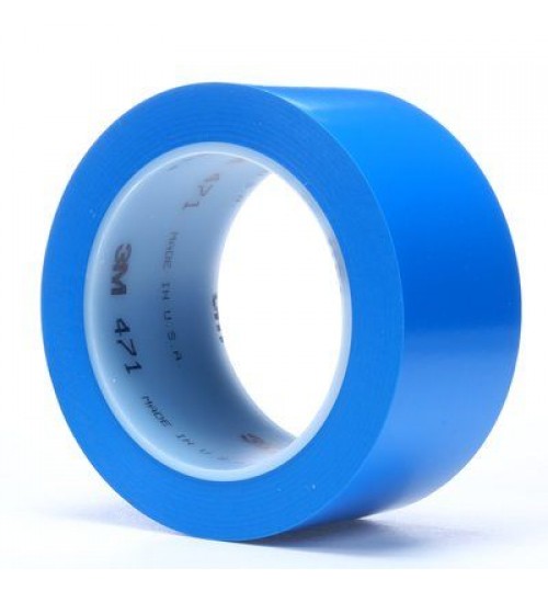 3M 471 2" Blue Vinyl Tape Roll